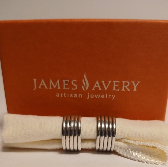 James Avery Retired Rayos Ear Posts - Picture 2 of 12